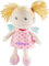 HABA Stoffpuppe Schutzengel mit Namen Bestickt, weiche Baby Puppe, Kuschelpuppe ab 0 Jahr individuelles Taufgeschenk, erste Spielpuppe, Design:Finja