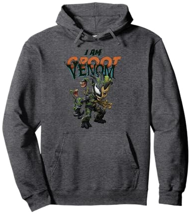 Marvel I Am Groot Venom Portrait Pullover Hoodie