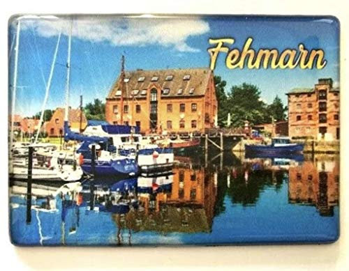 Fehmarn Magnet, Fehmarn Souvenir,Deutschland, Souvenir-Kühlschrankmagnet Fridge Magnet 281007 Reiseandenken