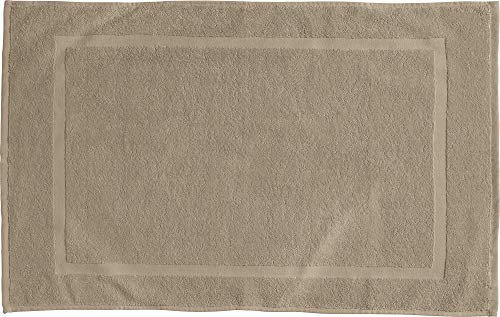 REDBEST Duschvorlage, Badteppich Chicago Taupe Größe 50x80 cm - extra dick, weich, saustark und strapazierfähig (weitere Farben)