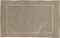 REDBEST Duschvorlage, Badteppich Chicago Taupe Größe 50x80 cm - extra dick, weich, saustark und strapazierfähig (weitere Farben)