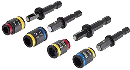 Malco MALCOMBO1 Sechskantschlüssel-Set, 5,1 cm, reinigbar, wendbar, magnetisch, 4-teilig