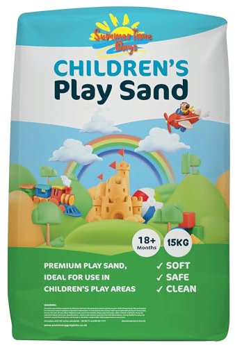 Laeto Play Sand for Kids – Large 15kg Bag, Non-Toxic Clean Dry Sand for SandPits, Sensory Play, Indoor & Outdoor Use