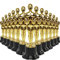 Lot de 24 trophées de récompense en plastique doré de 15,2 cm pour décorations de fête, cadeaux d'école, prix de jeu, prix de fête et cadeaux de remerciement