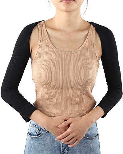 Mangas de Compresión Shapewear, Moldeador de Brazo Superior, Moldeador de Adelgazamiento de Brazo, Envoltura de Brazos de Encogimiento de Hombros, Corrector de Postura para Mujeres, Corrección de Homb