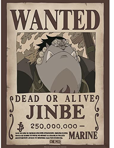 ABYstyle One Piece Wanted Jinbe Poster 38x52cm