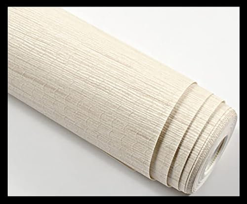 VITAU Japonais Solide Couleur Paille Lin Papier Peint Non-tissé Grasscloth Papier Peint Rouleau Salon Chambre TV Fond Mur Décor