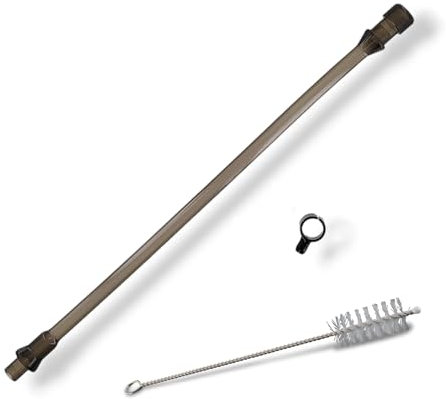 DL-pro Milchschlauch für Philips Saeco 421941310831 mit Reinigungsbürste für SM7 Xelsis Kaffeevollautomat Kaffeemaschine Kaffeeeautomat