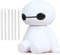 INVODA Small Humidifier Cool Mist Portable Desk Humidifier USB Personal Mini Humidifiers for Bedroom Office Car Plants(White+6Filter Sticks)