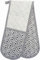 Double Oven Gloves Heat Resistant Cotton Kitchen Padded Mitts for Home Cooking Baking (Design 6)