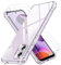 ivoler 3 in 1 Funda para Motorola Moto G14 con 2 Piezas Cristal Templado, Transparente Carcasa Protectora Antigolpes Case, Suave TPU Silicona Anti-Choques Caso