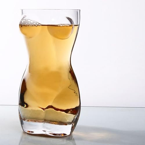 Diysupmkt Tasse à bière, verre à bière sexy en forme de corps, verres à liqueur, verres à vin, verres à vin, verres à boire pour fête, maison, bar, fournitures, hommes (femmes)