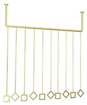 OUdini Garderobenständer, Wandmontierter Kleiderständer, Decken-Kleiderständer Für Garderobe/Gewerbe/Hochzeitsgeschäft, Hängender Kleiderständer/120Cm