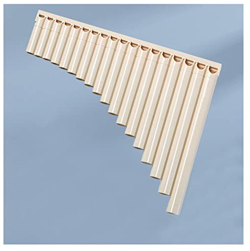 La Flûte De Pan Coulissante À Double Rangée De 16 Tuyaux Et 18 Tuyaux Convient Aux Étudiants Pour Démonter L'embout Buccal Pour Les Débutants Flûte Pan Chinoise (Color : 18 tubes off-white)