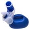 perfk Male Urinal Bottle Men Potty Camping Toilet with Lid Handle 59.06 Long Hose Portable for Camping Travel Car Children Men, Blue