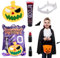 Schminke Halloween Set, Halloween Make Up Set, Vampirzähne Zähne Kinder, kunstblut halloween, Halloween Face Paint Für Halloween Karneval Geburtstag Maskerade Cosplay
