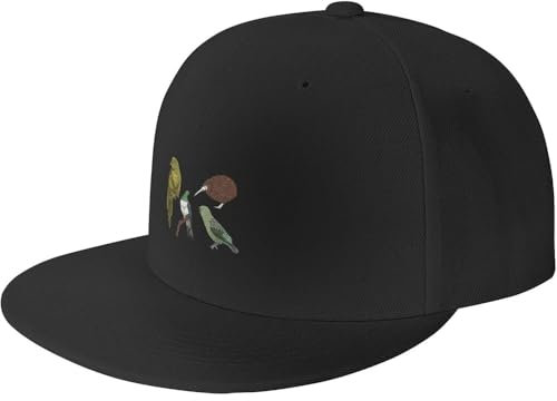 Unisex Snapback Kappe Neuseeland-Einheimische-Vögel Basecap Größenverstellbar Baseball Kappe Verstellbar Sommercap Für Wandern Ausflugkid Winter