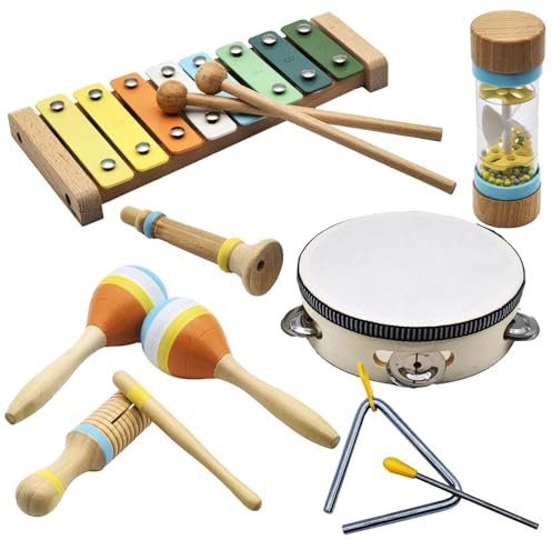 Xylophone Wooden Toy Percussion Set Baby Toy - Music Children's Toy - Toy for Toddler Boys Girls - Easter Gifts Children-Children's Day Gift