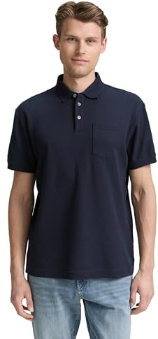 Tom Tailor Herren Poloshirt mit Struktur