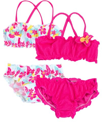 Chicco, Zweiteiliger Badeanzug für Mädchen, Set mit 2 Bikinis, Bequem und Vielseitig, Ideal für das Meer oder den Pool, Kinderkleidung, Italienisches Design