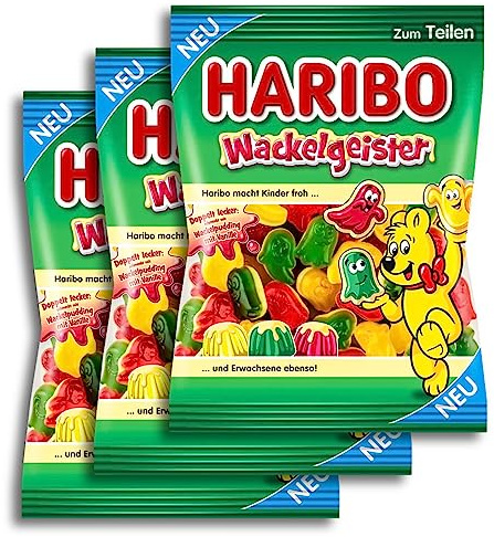 3 er Pack Haribo Wackelgeister 3 x 160g