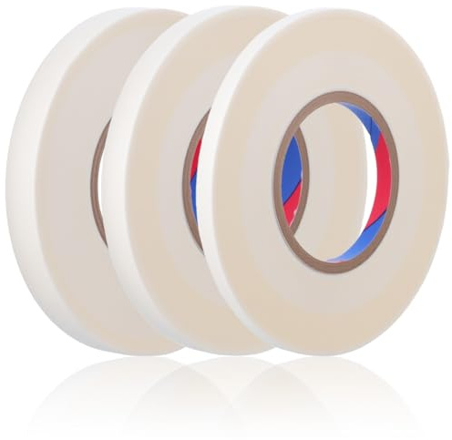 3 Stück Künstlerklebeband für Aquarellpapier, Masking Art Tape, Künstler Klebeband, Weiß Abdeckband Abnehmbares für Zeichnungen Kunst Aquarellmalerei Leinwandrahmen Basteln Painting Art 3 Größen