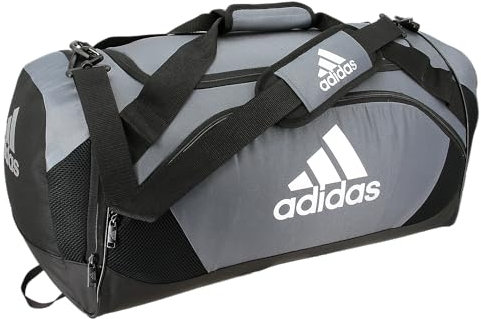 adidas Team Issue 2 Medium Duffel Bag, One Size, Team Onix Grey, One Size, Team Issue 2 Medium Duffel Bag