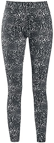 Urban Classics Ladies AOP Leggings Black/White L