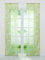 Joyswahl Voile Schiebegardine mit Klettband »Cara« transparenter Schiebevorhang mit Kreise, Grün, BxH 57x245cm (2 Stück), inkl. Beschwerungsstange