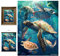 3D LiveLife Linsenförmige Wandkunst Drucke - Meeresschildkröte von Deluxebase. Ungerahmtes 3D Ozean Poster. Perfekter Wandfüller. Original kunstwerk lizenziert von bekannt künstler, David Penfound