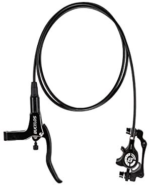 BUCKLOS MTB Hydraulic Disc Brakes Set for Mountain Bike , Left Front 800 mm Right Rear 1500mm Bike Hydraulic Brake Aluminum Alloy Levers with Calipers /PM/is Adapter fit eBike / Fat Bikes