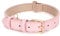 JASGOOD Leather Dog Collar for Small Medium Large Dog Adjustable Soft Breathable Leather Padded Puppy Collar Heavy Duty Waterproof Classic Dog Pet Collar, Pink, S