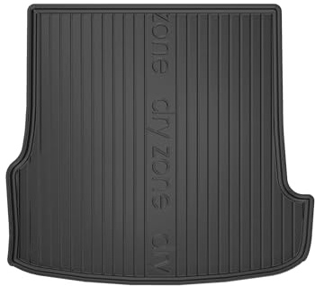 FROGUM DryZone Gummimatte Ganzjährige Praktische Auto Kofferraummatte Kofferraumwanne passend für Volkswagen Passat B5 1996-2005 | Hohe Kante | Robust und langlebig