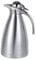 Cafetière isotherme en acier inoxydable 1,5/2 l - Passe au lave-vaisselle - Stockage de la chaleur - Idéal pour les fêtes et les hôtes - 1,5 l - Une sorte de poignée en plastique couleur naturelle