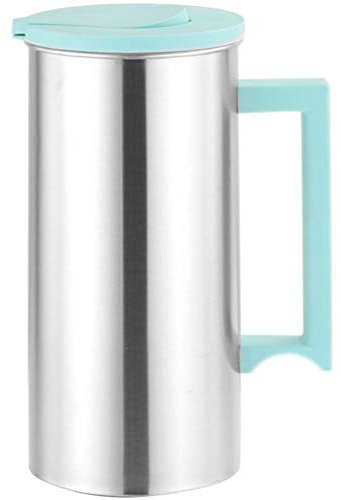 Kichvoe 1stk Saftkrug Aus Edelstahl Einmachglas Ausgießer Deckel Limonadenkrug Kaltwasserkrug Thermokaraffe Wasserkrug Metall Wasserkanne Edelstahl Cold Brew Maker Tee Geschenk Mehrzweck