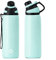 Fjbottle Bouteille d'eau en acier inoxydable de 600 ml/800 ml/1 L avec couvercle magnétique, sans BPA, bouteille d'eau isotherme en métal pour boissons chaudes et froides, bouteille sous vide étanche