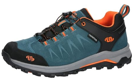 Brütting Herren Mount Chester Trekkingsschuhe, Petrol/Orange, 37 EU