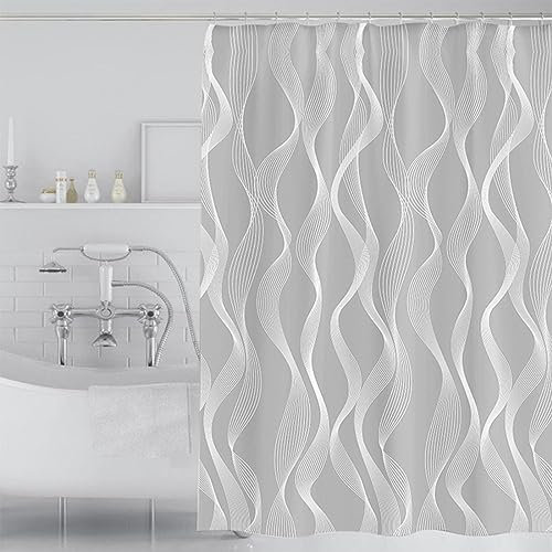 Chenbing Art Allen Jahreszeiten Wasserdichter Textil Duschvorhang 90x200cm Antischimmel Schnell Trocknend Badezimmer Vorhang für Badewanne und Bad mit 12 Duschvorhängeringen Waschbarer Duschvorhang