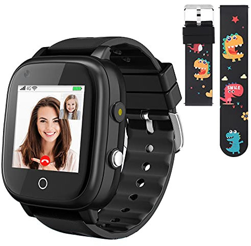 OKYUK Reloj inteligente 4G para niños, rastreador GPS, múltiples estilos de escritorio para elegir, llamadas bidireccionales, competencia de imagen, SOS, Wi-Fi, pantalla táctil impermeable para niños