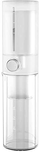 GUOQDAMI Cafetera Manual, Cafetera de preparación en frío de 800ML, cafetera de hielo tipo goteo con perilla de ajuste, cafetera de sifón para oficina en casa