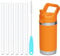 Replacement Straws Compatible with YETI Rambler, Jr.12 oz Kids Water Bottle,BPA-Free Straw Replacement with 1 Cleaning Brush Parts for YETI 12 oz Little Cup