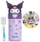 Roffatide Cartoon Black Rice bottle Women 's Thermo Cup aislamiento al vacío botella de agua de acero inoxidable regalo de niña encantadora, puede mantener la bebida fría y (1 cepillo + 51 pegatinas)