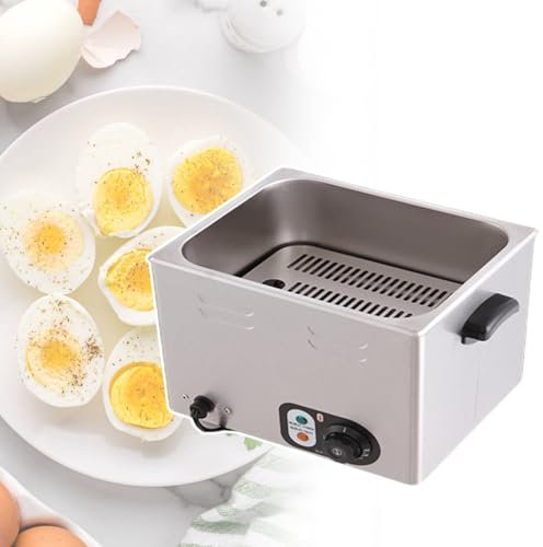 HCAUYNN Stainless Steel Desktop Egg Boiler Machine, Commercial 60 Eggs Large Capacity Egg Cooker, Automatic Electric Egg Cooker Steamer,220V