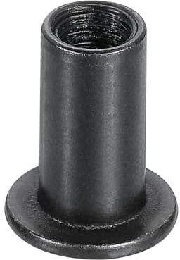 sourcing map M6 x 15 mm testa esagonale inserto dado vite post manicotto dado ossido nero 30 pezzi