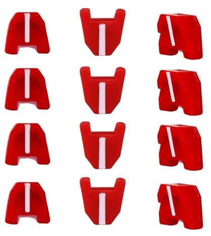 Shinelan No-Mar Pad Kit for Milwau-kee M-18 2746-20 Nose Cushion Nailer, 18 Gauge Brad Nailer Tips, 8-Pack