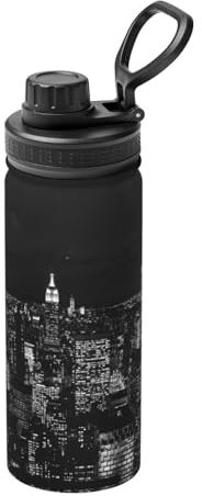 New York Night Sky Bouteille d'eau isotherme en acier inoxydable 532 ml