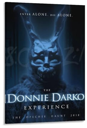 BOJIE Donnie Darko Filmposter (41) Poster, Kunstdruck, Wandfoto, Malposter zum Aufhängen, Bild, Familiendekoration, 60 x 90 cm
