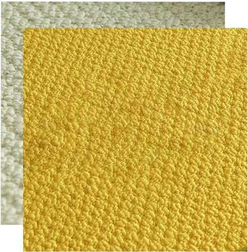 ELzEy Selbstklebende Teppichfliesen, mehrfarbiger Teppich for Abziehen und Aufkleben, 1 Stück Selbstklebende Teppichfliesen, 50 x 50 cm(Orange)