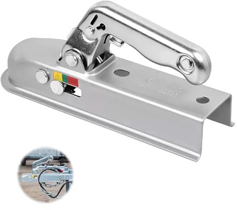 Acoplamiento de bola para remolque, enganche para remolque de 50 mm, acoplamiento de bola de tracción 800 kg, acoplamiento universal para remolque, bola de tracción, remolque universal para coche