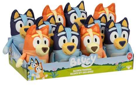 Rocco Giocattoli | Bluey Mini Plush 20 cm, sortierte Figuren, Bluey und Bingo